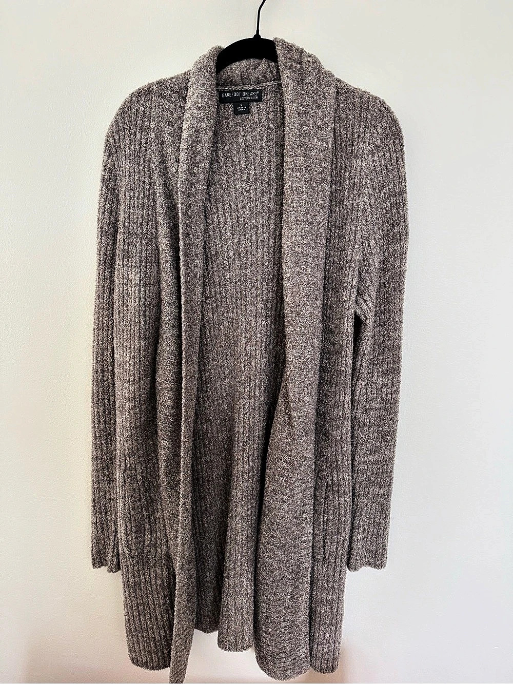 Barefoot Dreams CozyChic Lite Long Cardigan Brown Size Small